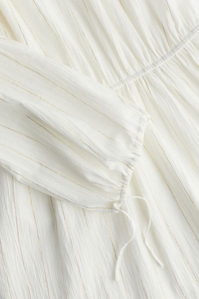 Glittery Tie-detail Tunic Dress | H&M (US + CA)