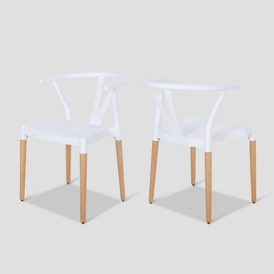 Set of 2 Mountfair Modern Dining Chairs - Christopher Knight Home | Target
