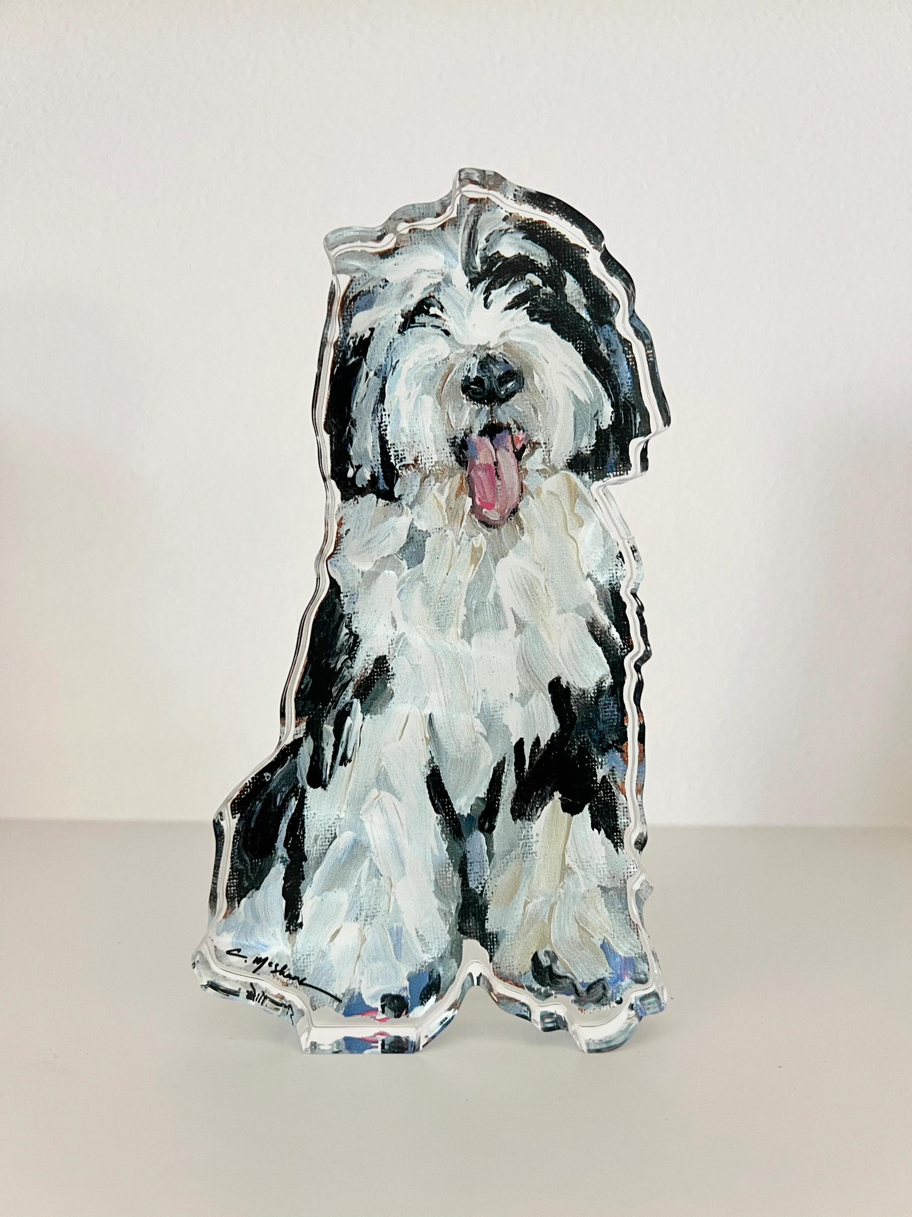 "Sheepadoodle II" acrylic | Chelsea McShane Art