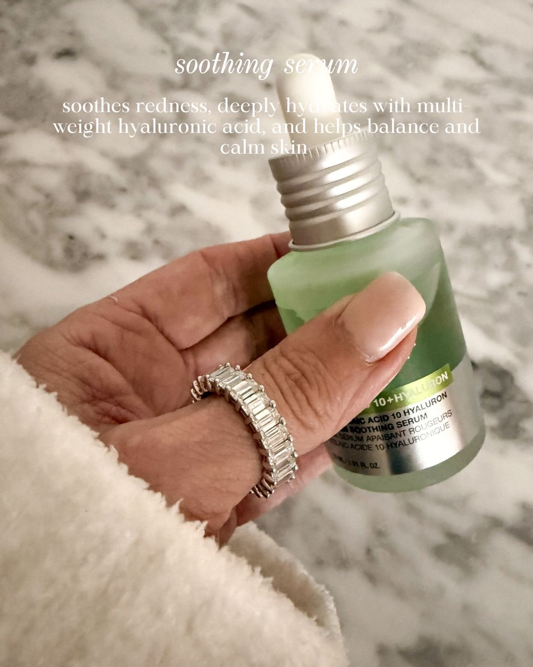 SOOTHING SERUM — CALMING HYDRATION FOR SENSITIVE & REDNESS-PRONE SKIN

This lightweight soothing serum helps calm visible redness while deeply hydrating the skin with multi-weight hyaluronic acid. It absorbs quickly to support balance, comfort, and a smoother skin texture, making it ideal for sensitive or reactive skin types. I love using this after exfoliation or microneedling to help restore moisture and keep skin feeling calm and refreshed.

#Amazon #TheHillaryStyle #SoothingSerum #SensitiveSkinCare #RednessRelief #HydratingSerum #CalmSkin #SkincareRoutine #GlowEssentials 

 #LTKmomlife #LTKselfcare #LTKOver40