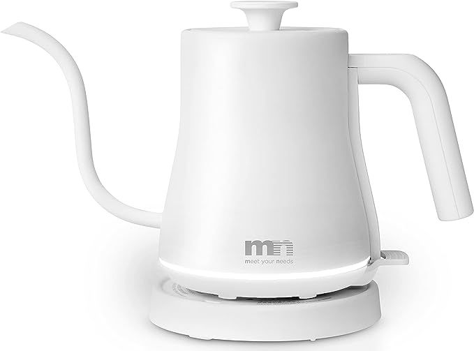 MN Meet Your Needs | Gooseneck Electric Kettle, Glowing Design, 1200W Rapid Boiling, 100% Food-Gr... | Amazon (US)