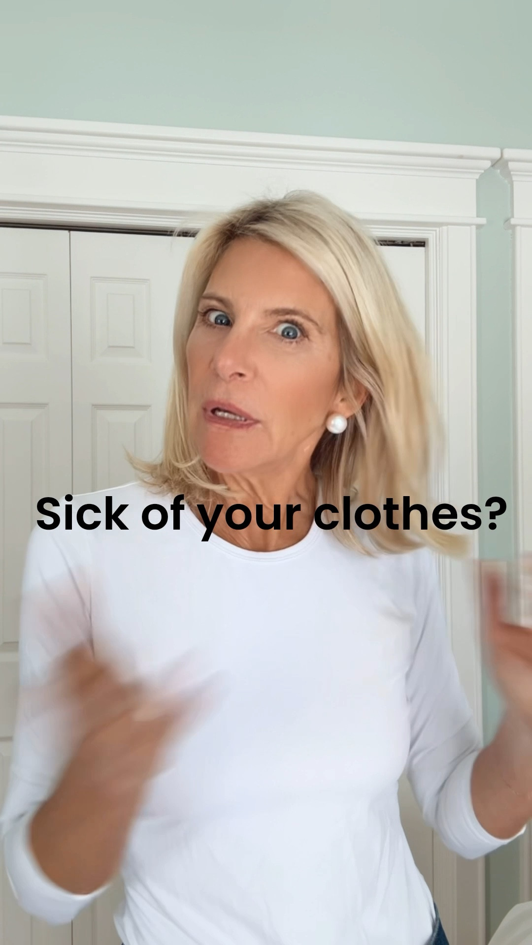 Are you sick if your clothes like I am?  It’s only January and I don’t want to wear any of my sweaters 😂. I got a great cashmere cardigan that’s kinda a Smokey blue that’s got scallops at the neck and cuff.  Super cute with dark straight jeans, a cute loafer and big pearl earrings  

#LTKOver40 #LTKgrwm #LTKootd