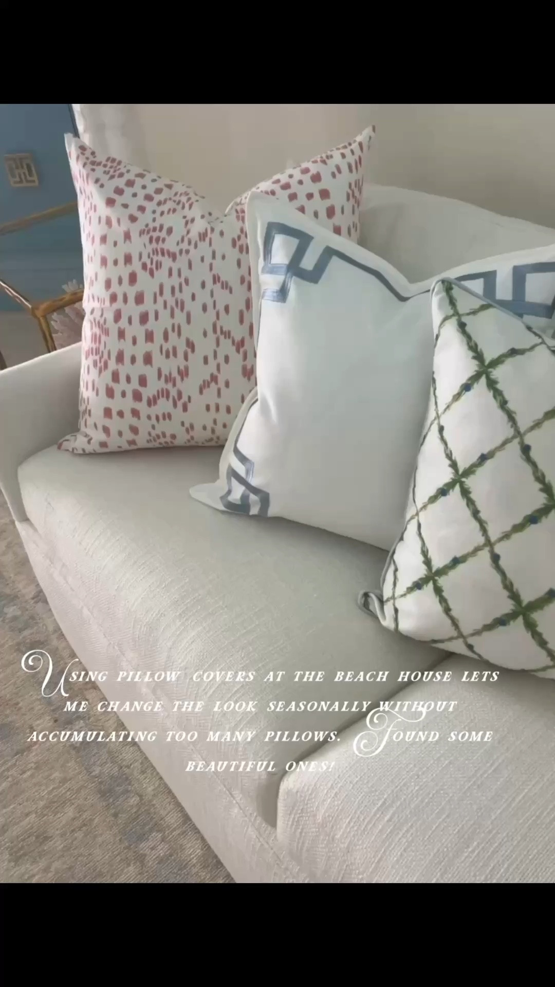 Beautiful decorative pillow covers ~ love them
Because I can change them seasonally and storing them is easy peasy. 


#LTKHome #LTKselfcare #LTKdayinmylife