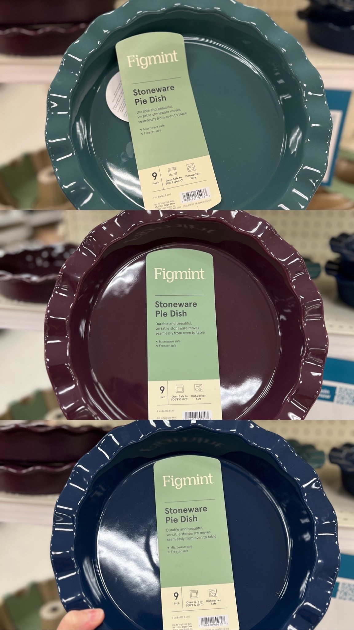 Beautiful pie dishes for less than $15!! Love these shades, too, they’re perfect for the fall season and Thanksgiving. 🥧 

Baking, Pie Dish, Pie Pan, Target, Fall Kitchenn

#LTKSeasonal #LTKHome