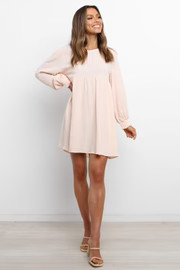 Ingrid Dress - Beige | Petal & Pup (US)