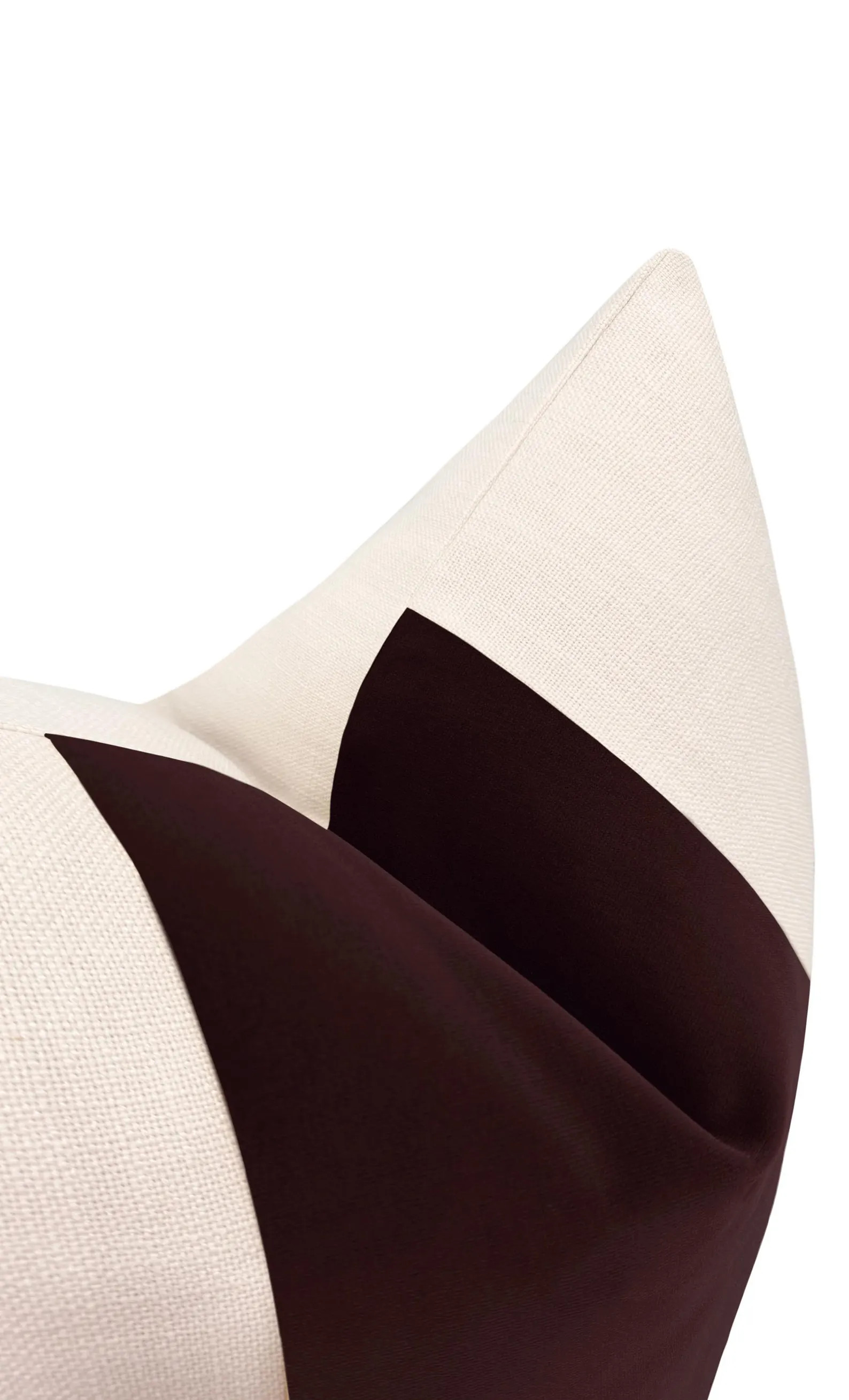 Panel : Signature Velvet // Merlot | color block | banded velvet pillow | cotton velvet pillow | Etsy (Global)