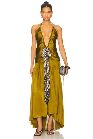 SIEDRES Liessa Dress in Khaki from Revolve.com | Revolve Clothing (Global)