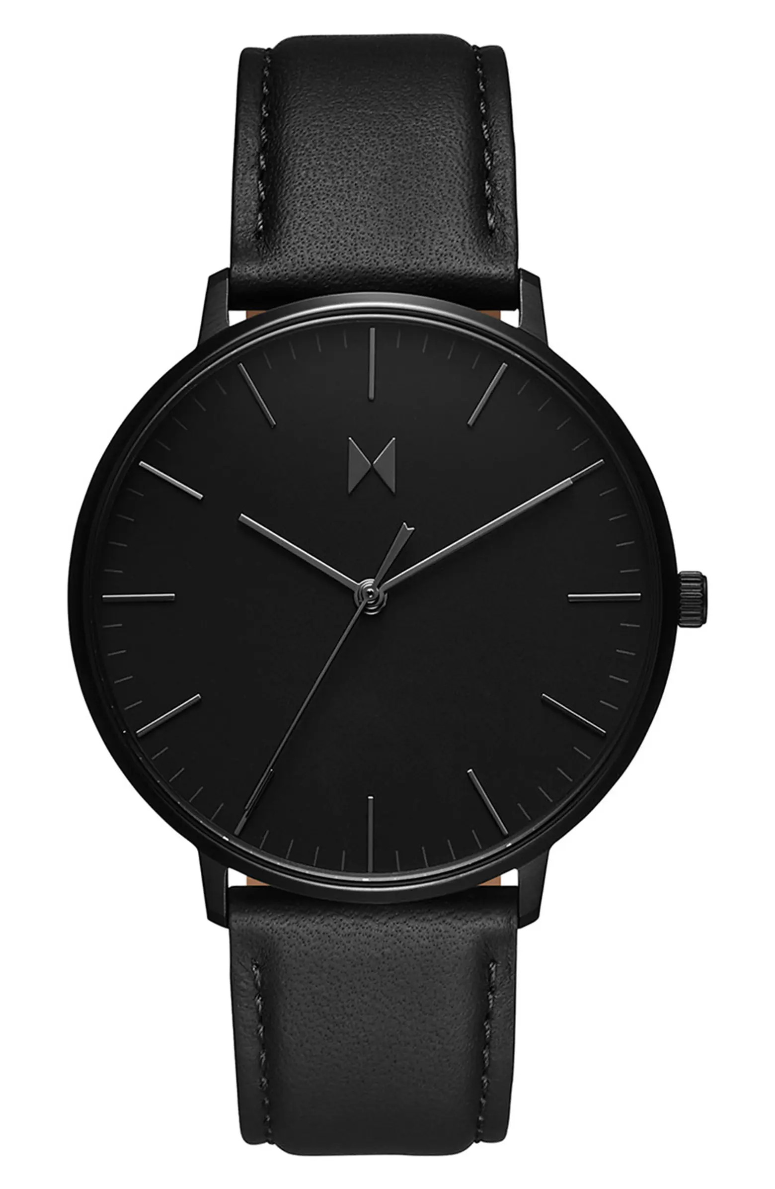 MVMT Legacy Leather Strap Watch, 42mm | Nordstrom | Nordstrom