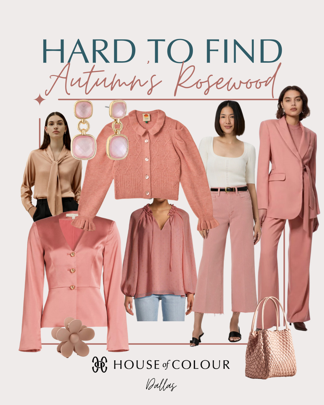 Autumn's Rosewood is an earthy golden pink. Always check anything you order against your color fan and look for harmony! 
#hocautumn 

 #LTKSeasonal #LTKStyleTip