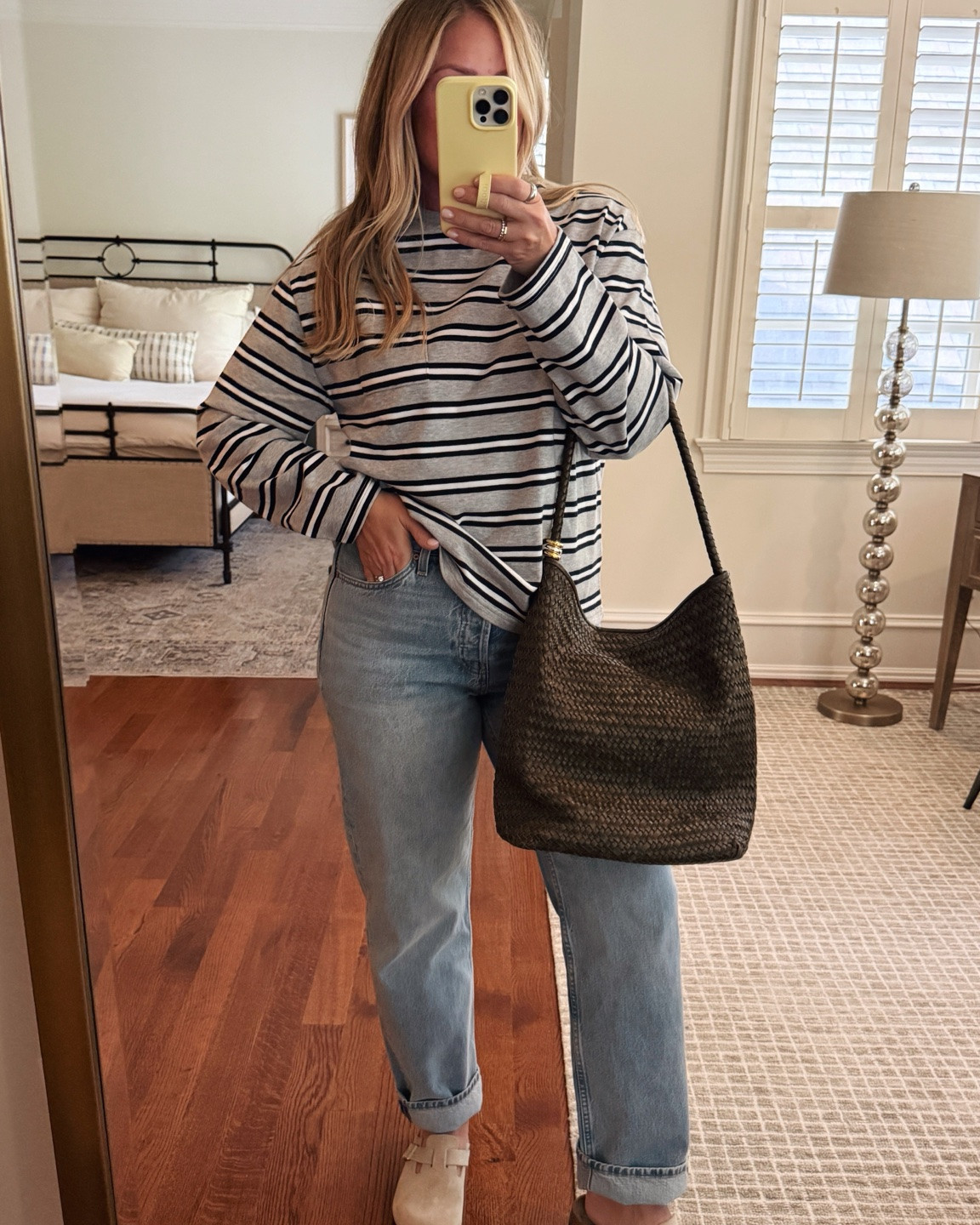 The straight leg jean is back!