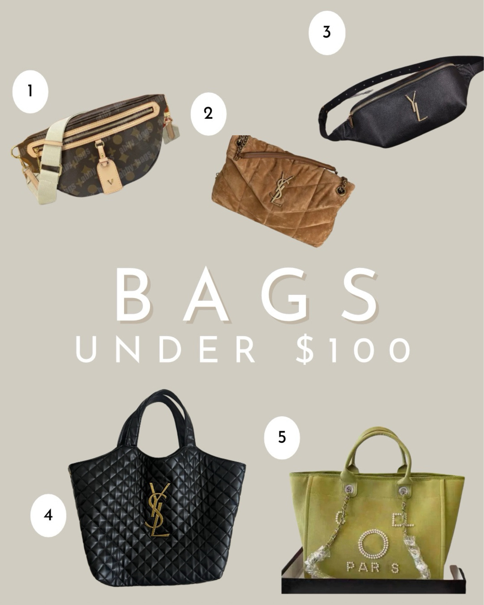 Bags under $100! 

Bumbag, belt bag, tote bag, travel bag, crossbody bag, spring bags, canvas bag, quilted bag, puffer bag, dh8, yellow app

#LTKitbag #LTKfindsunder100 #LTKSpringSale