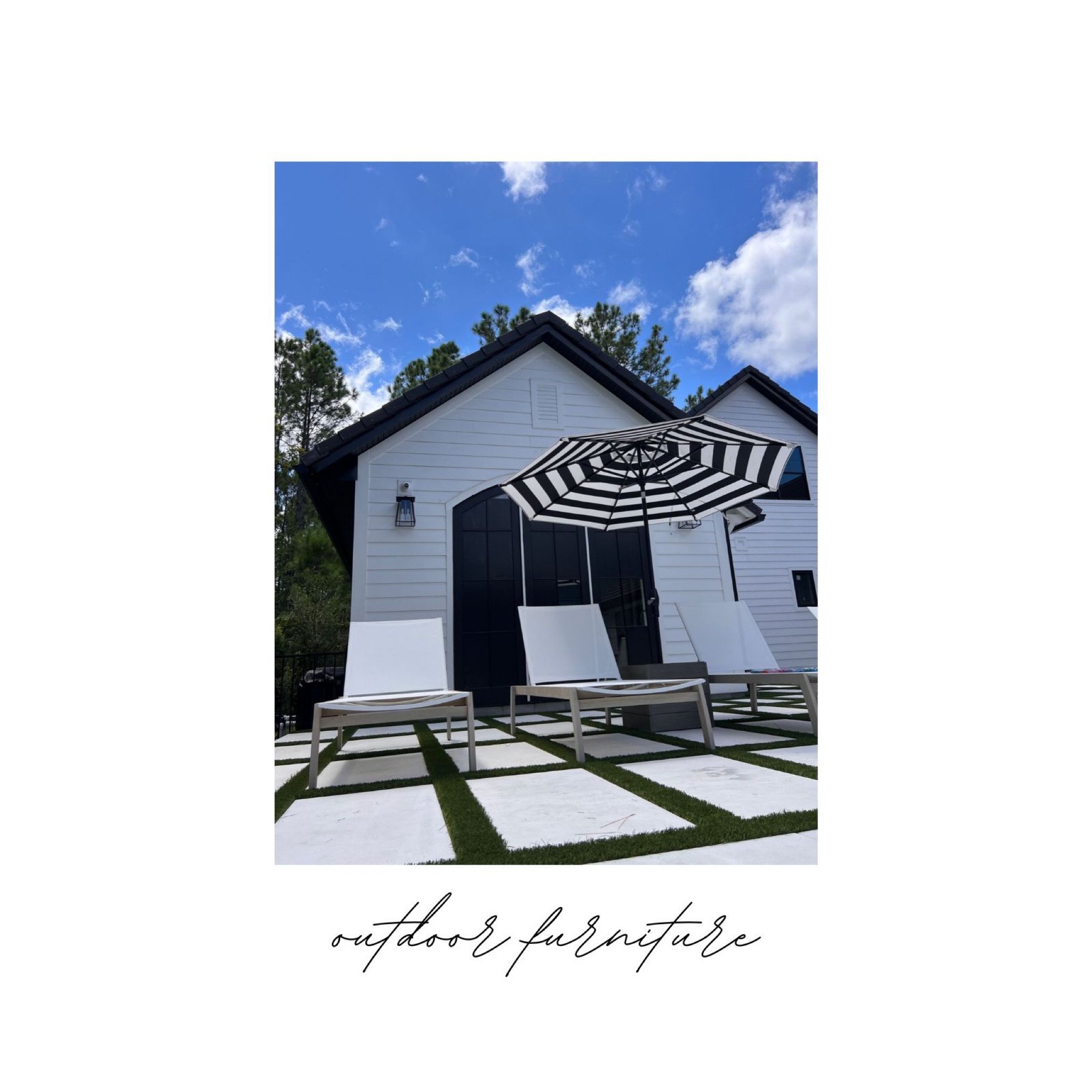 Outdoor furniture 

#LTKhome #LTKSeasonal