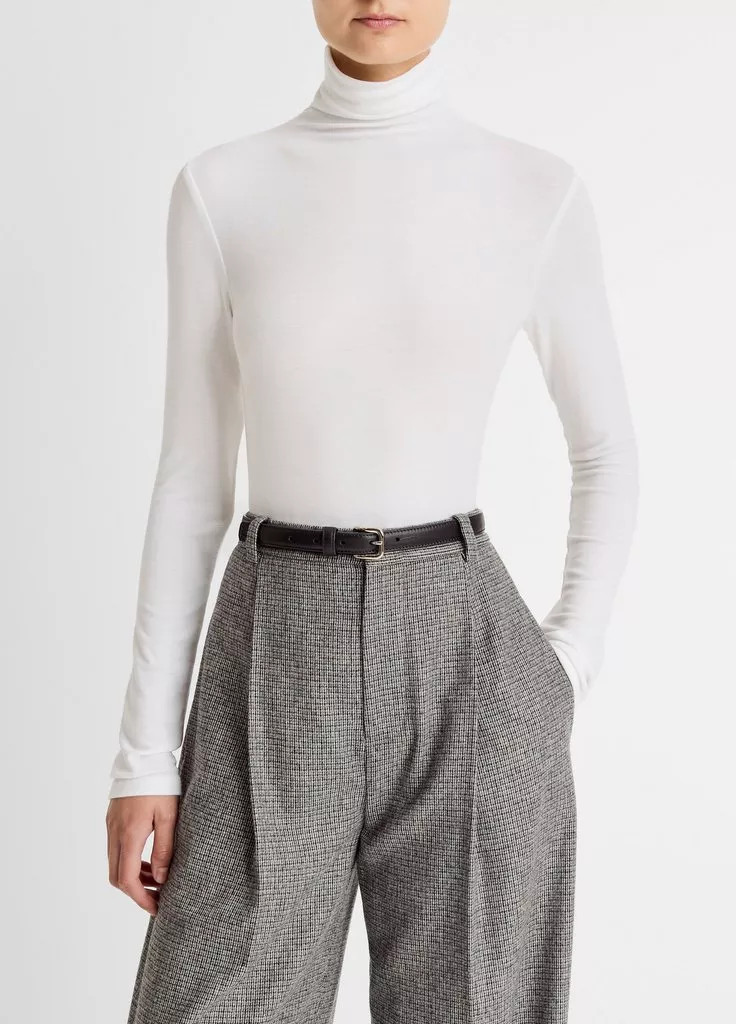 Buy Essential Long-Sleeve Turtleneck Top for USD 168.00 | Vince | Vince LLC