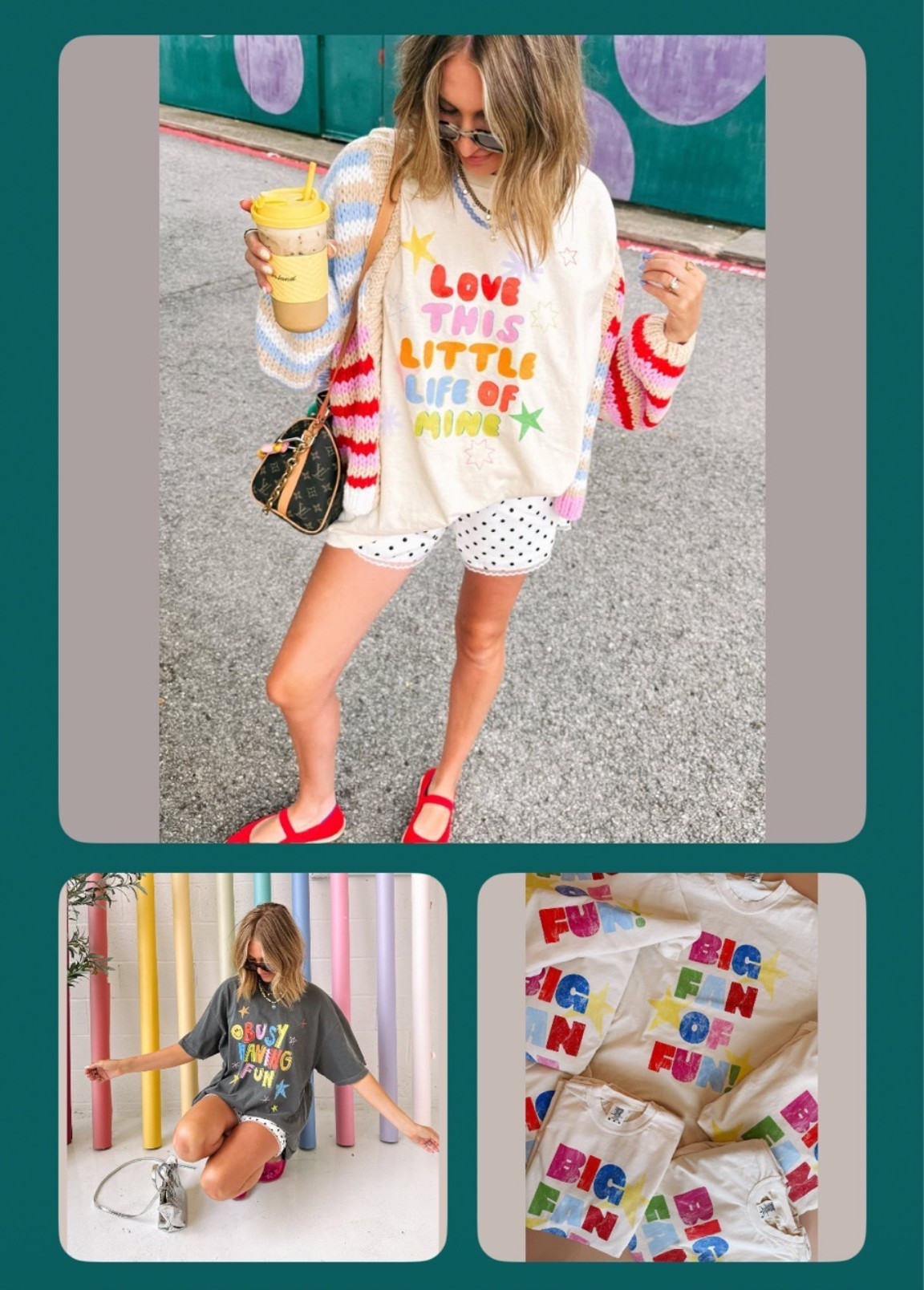Etta & East tees are always a YES! 🤍✨ The perfect graphic tees to throw on with denim, shorts, leggings, or your favorite sneakers. Cute, comfy, and so easy to style! 👏🏼

Which one is your favorite?! 👀🛍️

#EttaAndEast #EttaAndEastTees #GraphicTees #GraphicTeeStyle #CasualStyle #EverydayStyle #AffordableFashion #BoutiqueFinds #BoutiqueStyle #WomensFashion #OOTD #LTKFinds #LTKStyle #ShopMyLTK

#LTKActive