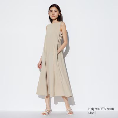 Ultra Stretch AIRism Sleeveless Dress | UNIQLO US | UNIQLO (US)