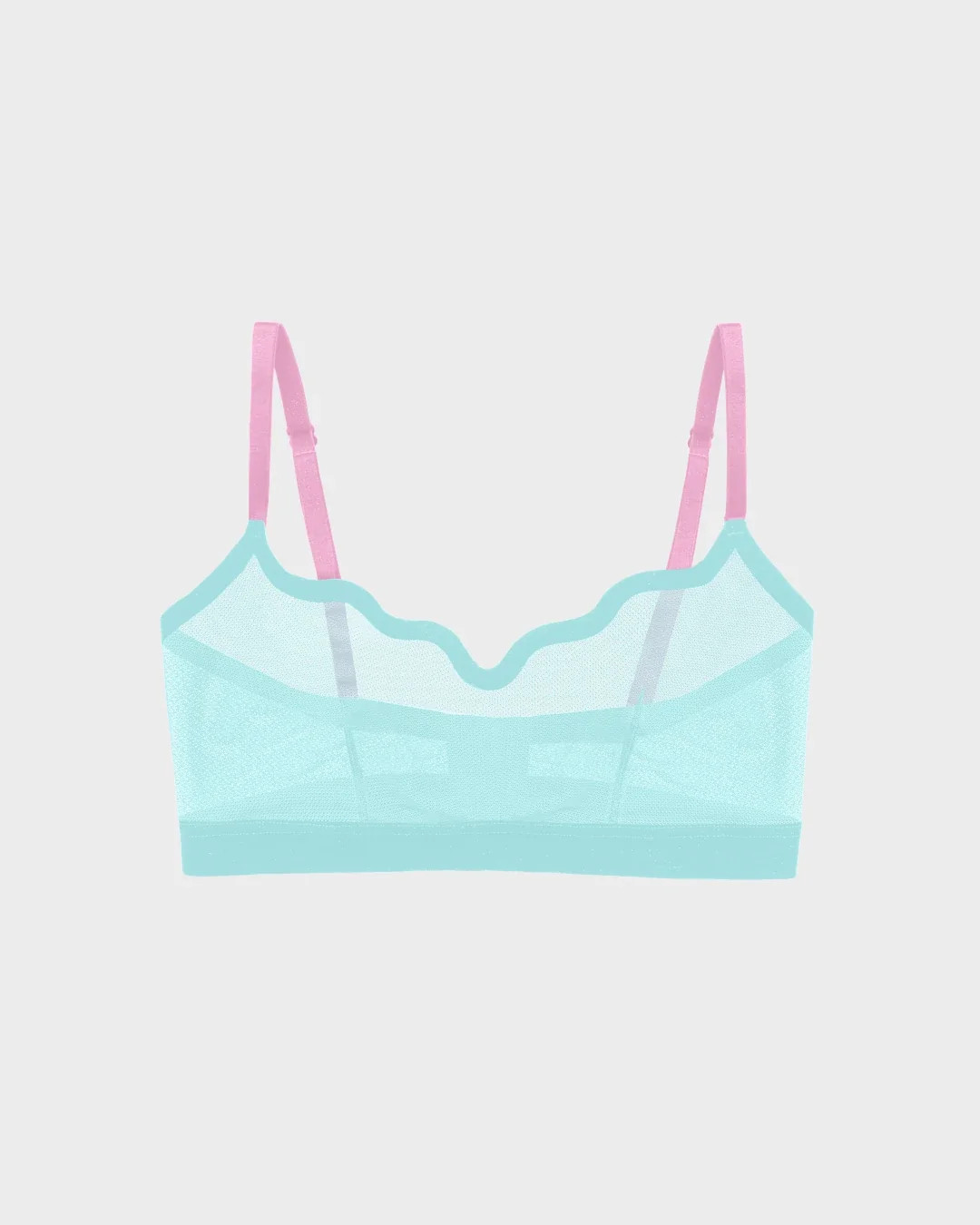 Mint Jelly Sheer Bralette – Seamless, No Wire | EBY (US)
