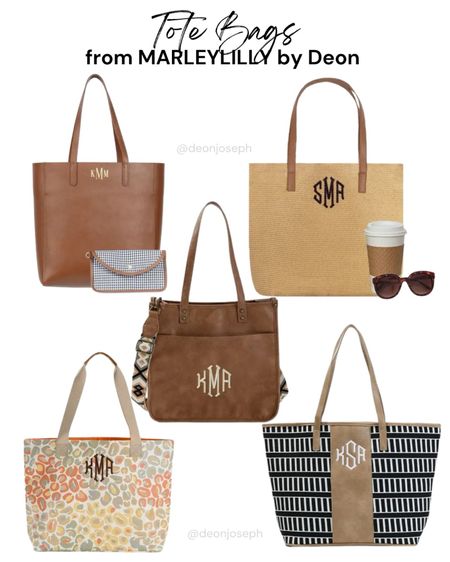 Carry your style wherever you go with these Marleylilly's personalized tote bags!

#LTKstyletip #LTKsalealert #LTKtravel