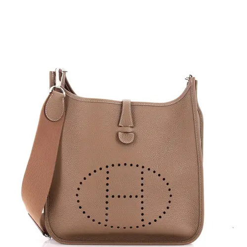 Pre-Owned Hermes Evelyne Bag Gen III Clemence PM in Grey at Nordstrom, Size Small | Nordstrom