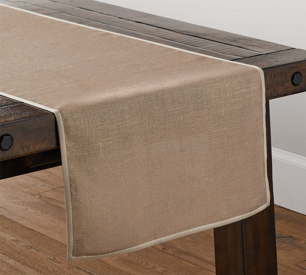 Metallic Jute Table Runner | Pottery Barn (US)