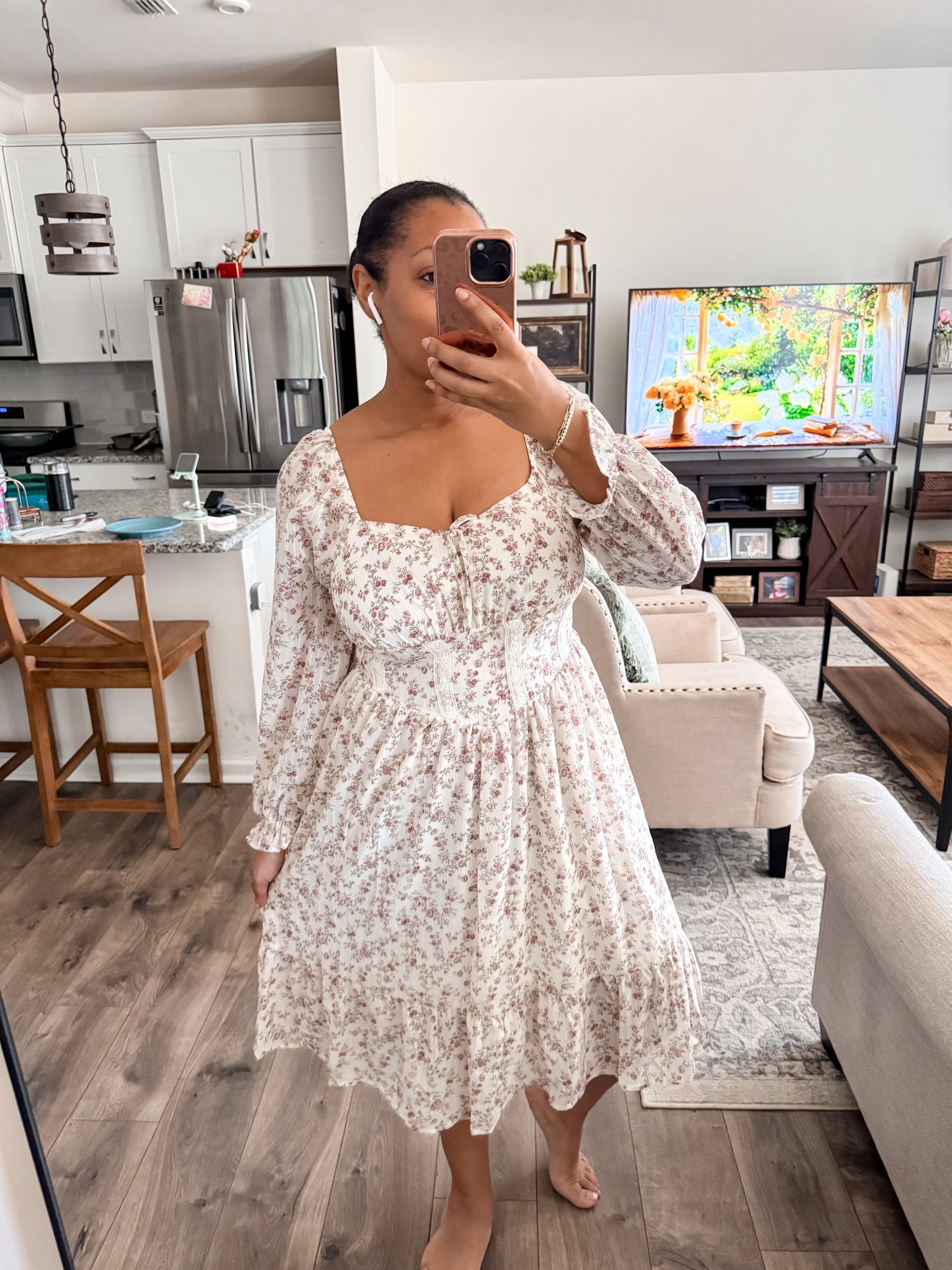 Snagged this floral dress on clearance from Walmart!! Wearing size large. 

Spring dress
Spring fashion
Walmart fashion 
Walmart finds
Midsize fashion 

#LTKSeasonal #LTKMidsize #LTKootd