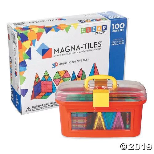 Magnatiles 100 Pc Set with FREE Storage Bin | Walmart (US)