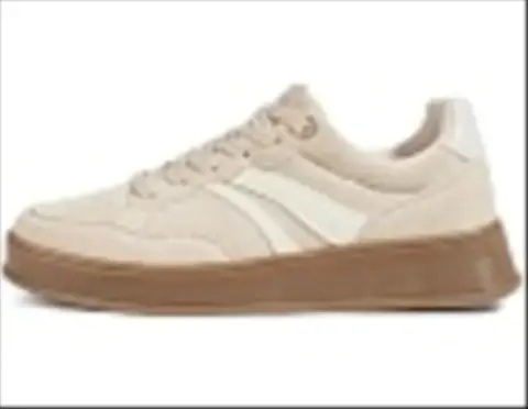 LUCKY STEP Women's Platform Sneakers Fashion Retro Casual Trainer Style Comfortable Faux Suede No...