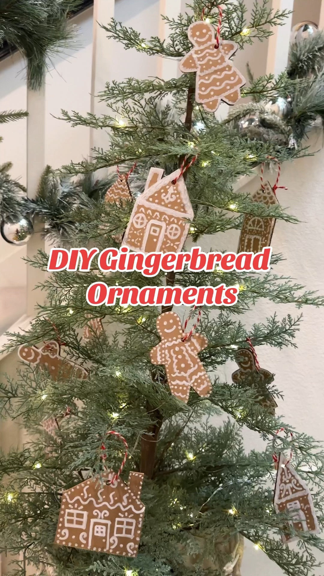 Here’s an easy DIY holiday craft! 
Just use scrap cardboard, a white paint pen, and twine to create these whimsical gingerbread ornaments. 

Christmas Decor | Holiday Decor | Gingerbread Decor | Christmas Ornaments | DIY Project

#LTKVideo #LTKhome #LTKHoliday