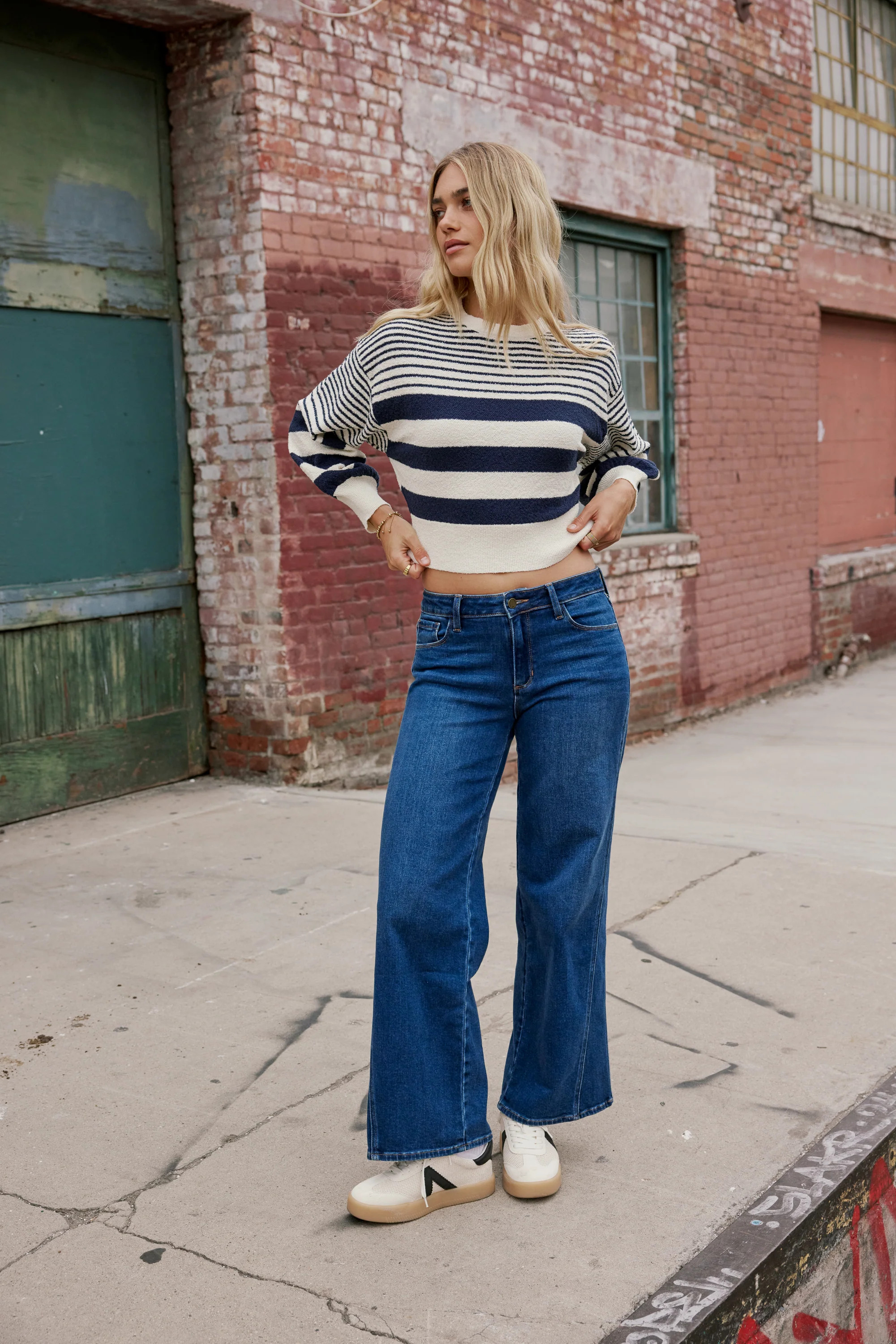 Malani Striped Sweater | Böhme US