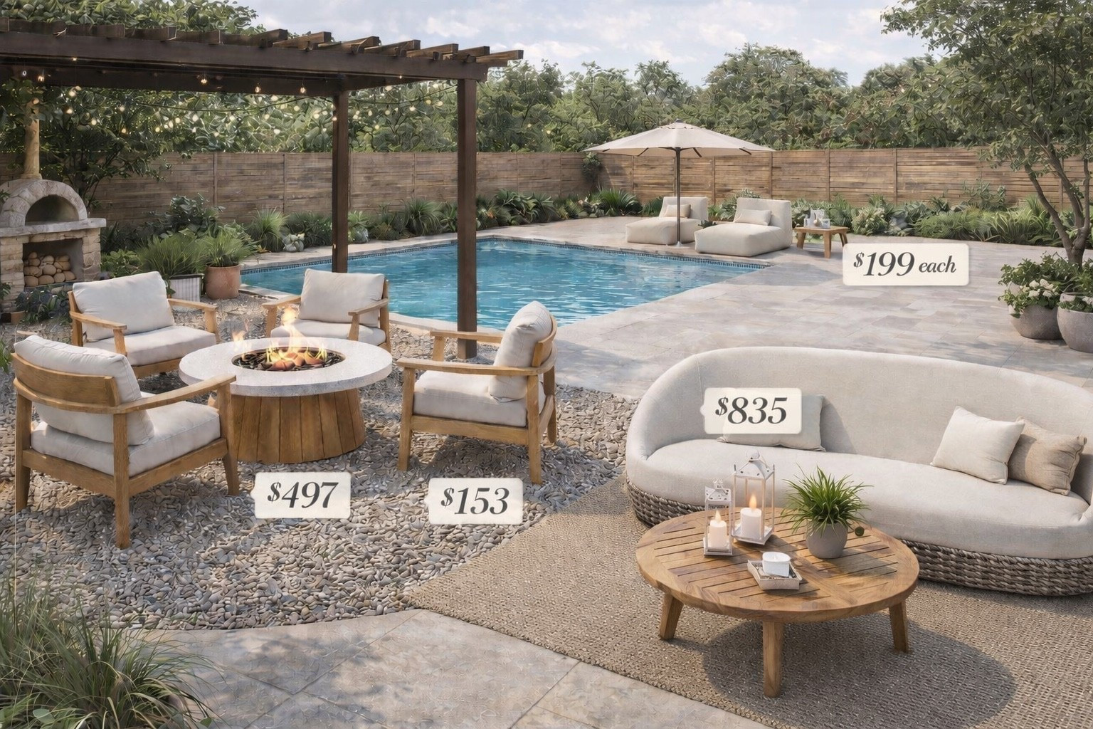 Walmarts amazing prices for patio furniture 

#LTKHome #LTKSwim