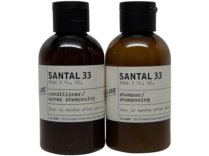 Le Labo Santal 33 Shampoo & Conditioner lot of 2 (1 of each) 3oz bottles. | Amazon (US)
