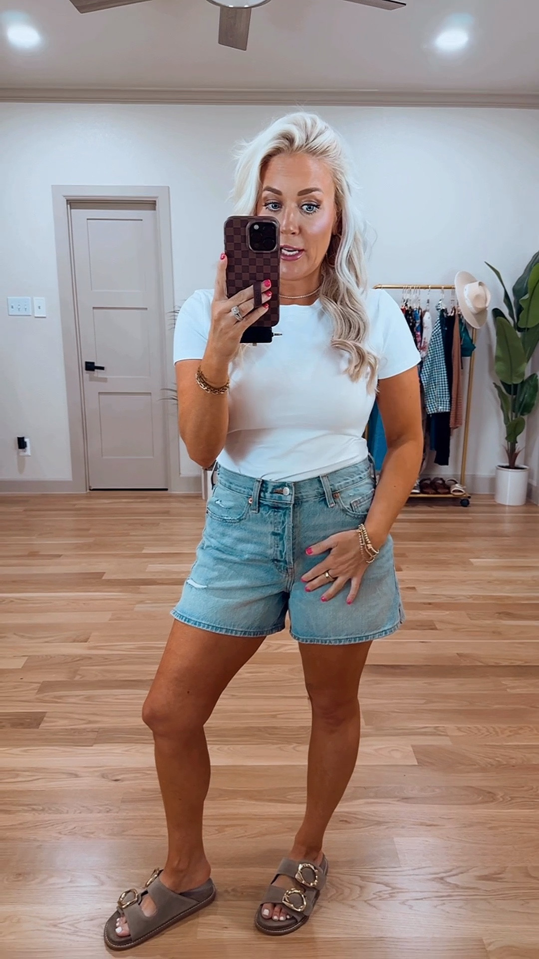 Loving these denim shorts from target - mid rise and baggy - size 6