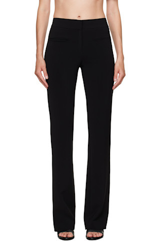 Black Heritage Fluid Bootcut Trousers | SSENSE