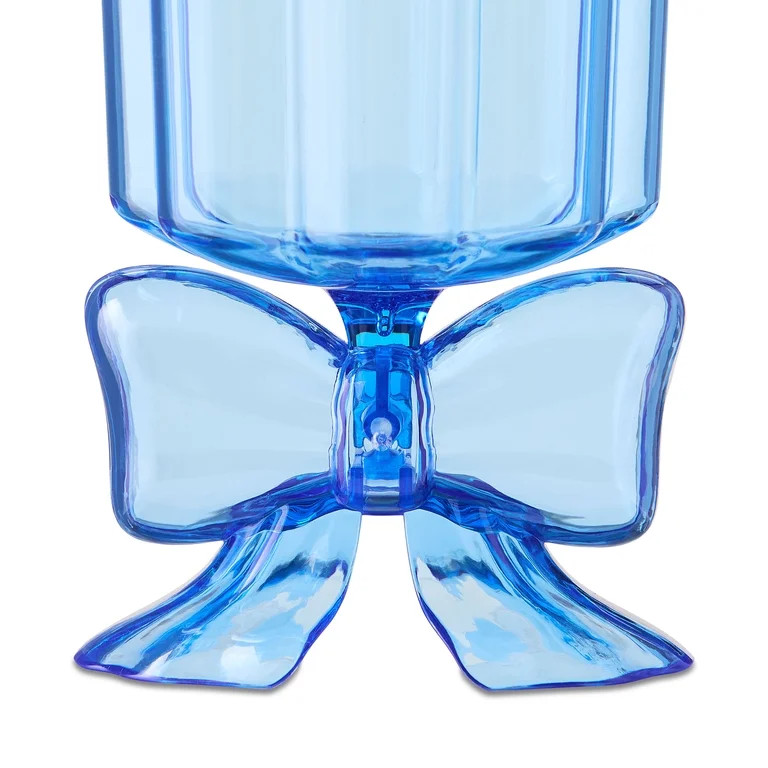 Easter Party Bow Goblet Cup, Blue, Way To Celebrate, 12 oz, 3.7 x 3.5 x 5.5 Inch | Walmart (US)