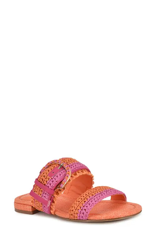 Nine West Sameey Two-Strap Sandal in Orange at Nordstrom, Size 7.5 | Nordstrom