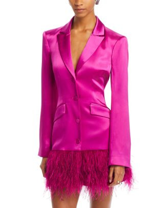 Cinq à Sept Joel Feather Hem Dress  | Bloomingdale's Women | Bloomingdale's (US)