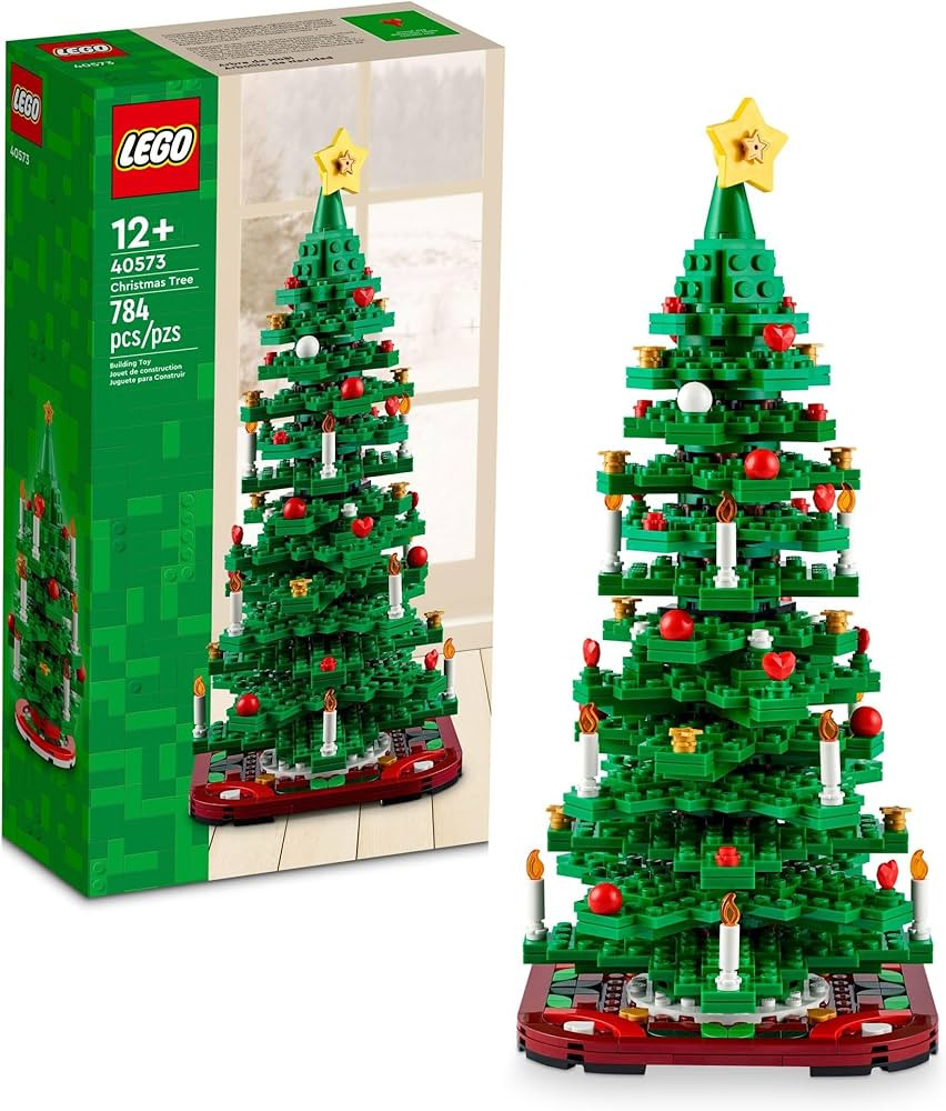 LEGO Christmas Tree - Building Toys for Kids, Boys & Girls, Ages 12+ - Mini Christmas Tree Decora... | Amazon (US)