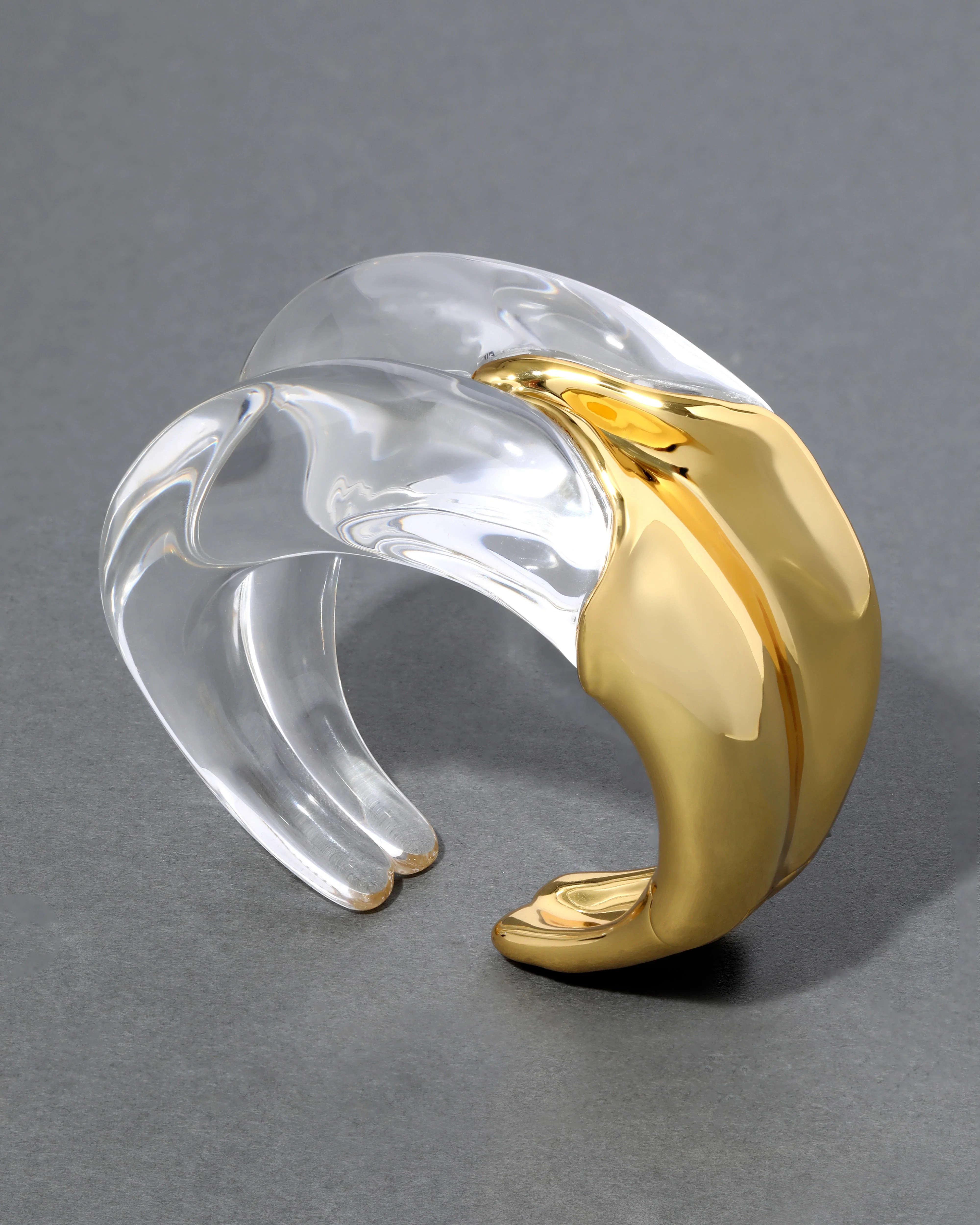 Liquid Lucite Wave Hinged Cuff Bracelet | Alexis Bittar