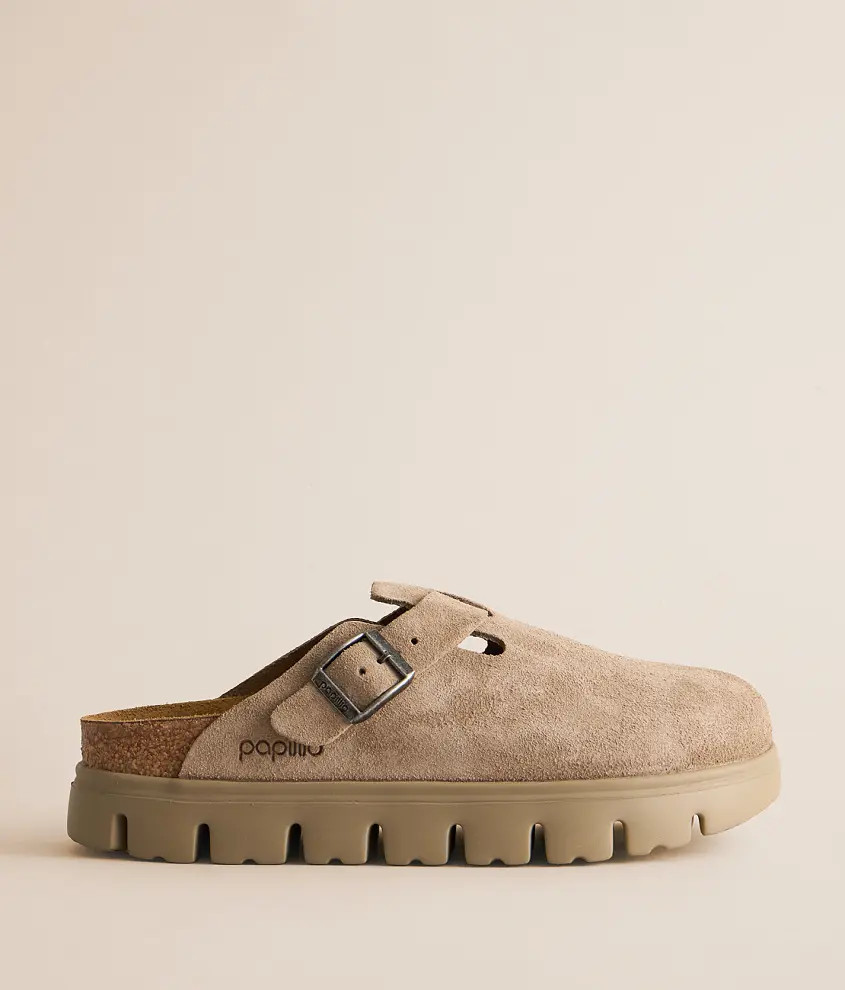 Boston Chunky Suede Clog | Buckle
