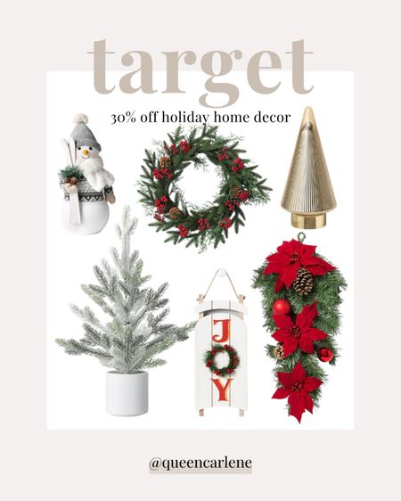 Target Holiday Home Decor: 30% off


//target finds, target holiday, target finds, holiday decor, Christmas decor, deal alert, under 50

#LTKsalealert #LTKhome #LTKHoliday