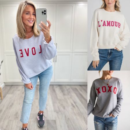 All These Super soft graphic Sweatshirts are on sale today with FF20 💕 Size up one 

#LTKstyletip #LTKover40 #LTKfindsunder100