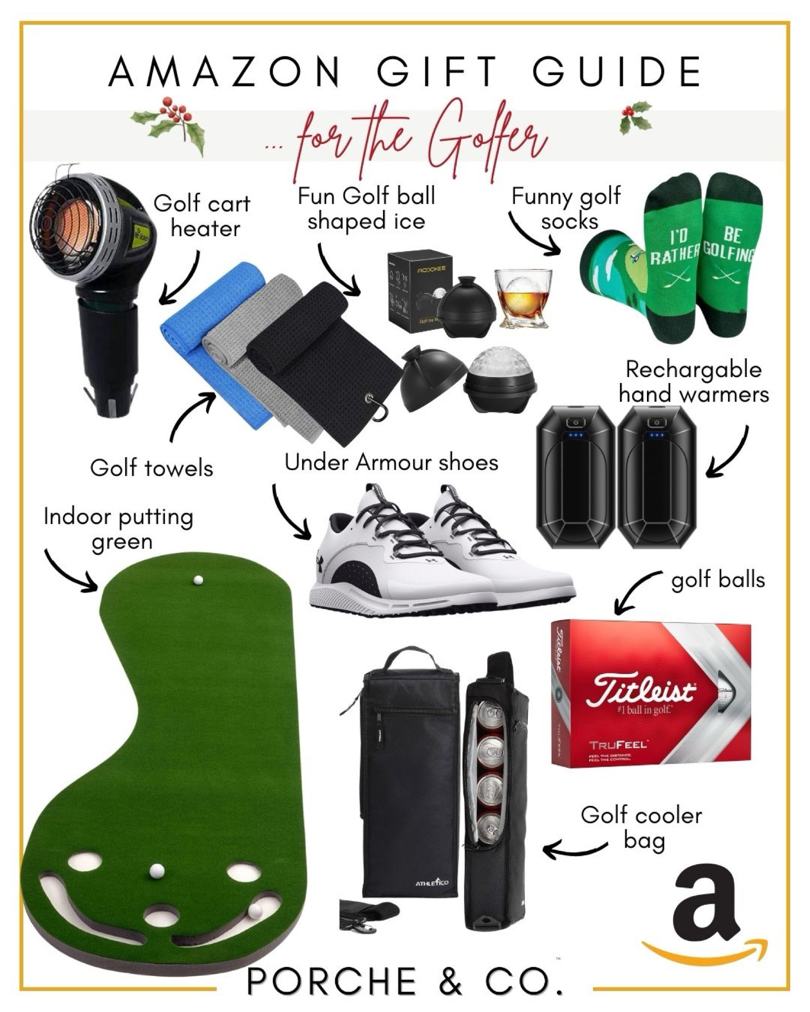 Amazon Gift Guide for the golfer, golf gift guide, gifts for him, gifts for her
#viral #trending #giftguide #amazon #prime

#LTKHoliday #LTKSeasonal #LTKGiftGuide