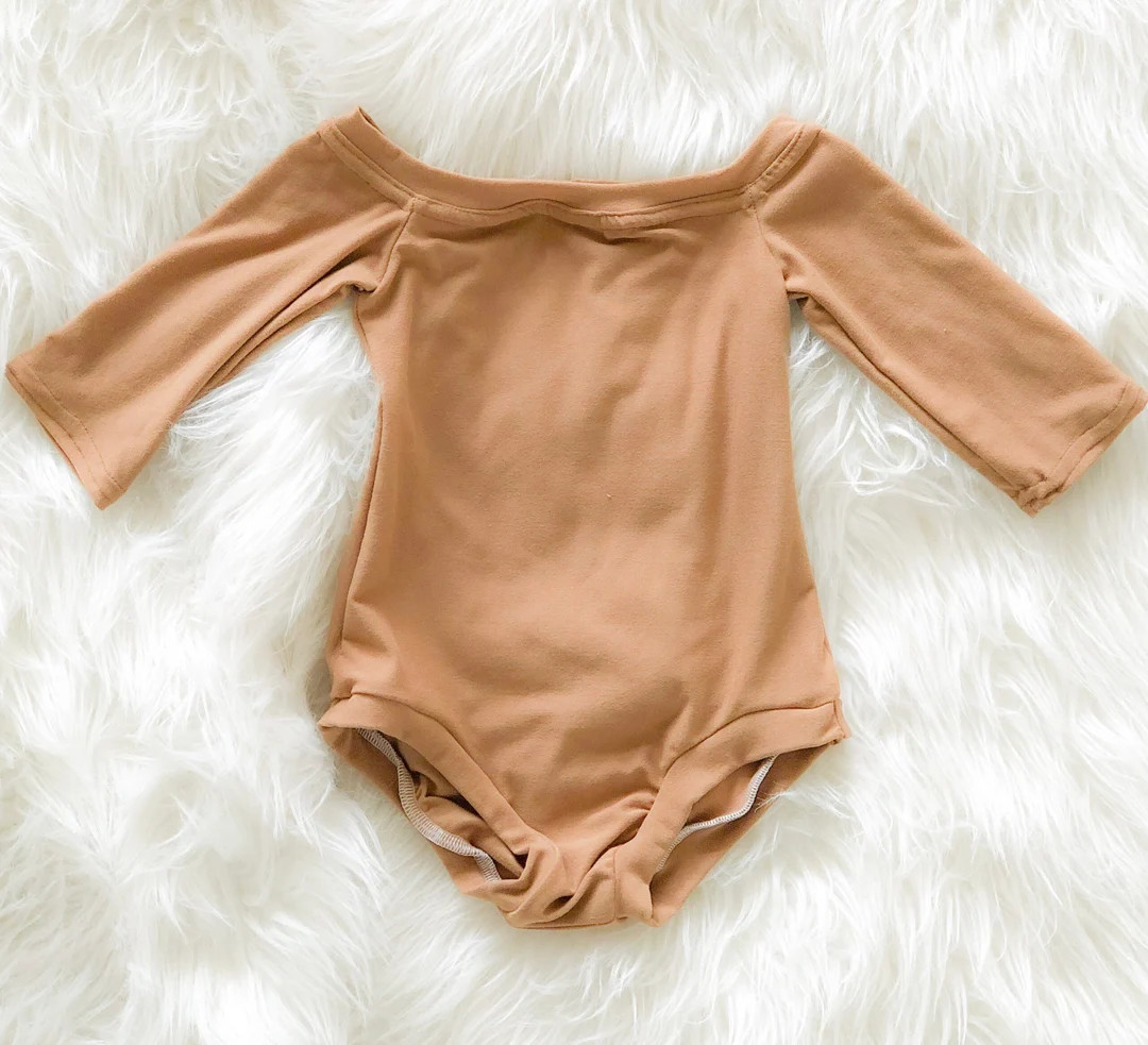 Girls off the Shoulder Leotard - Etsy | Etsy (US)