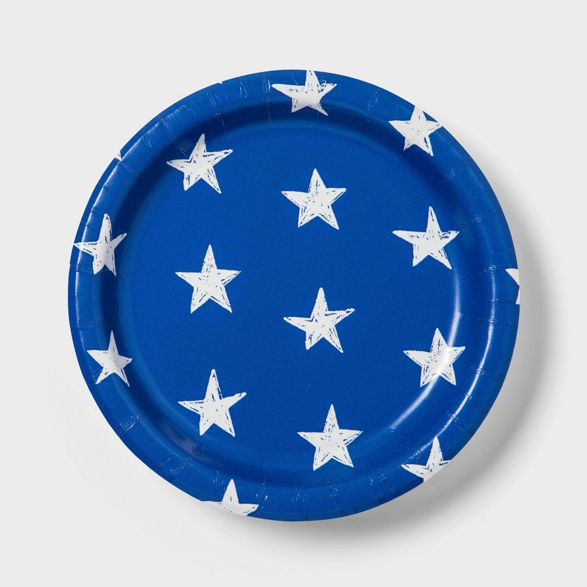 20ct 6.75" Paper Snack Plates Stars Blue/White - Sun Squad™ | Target