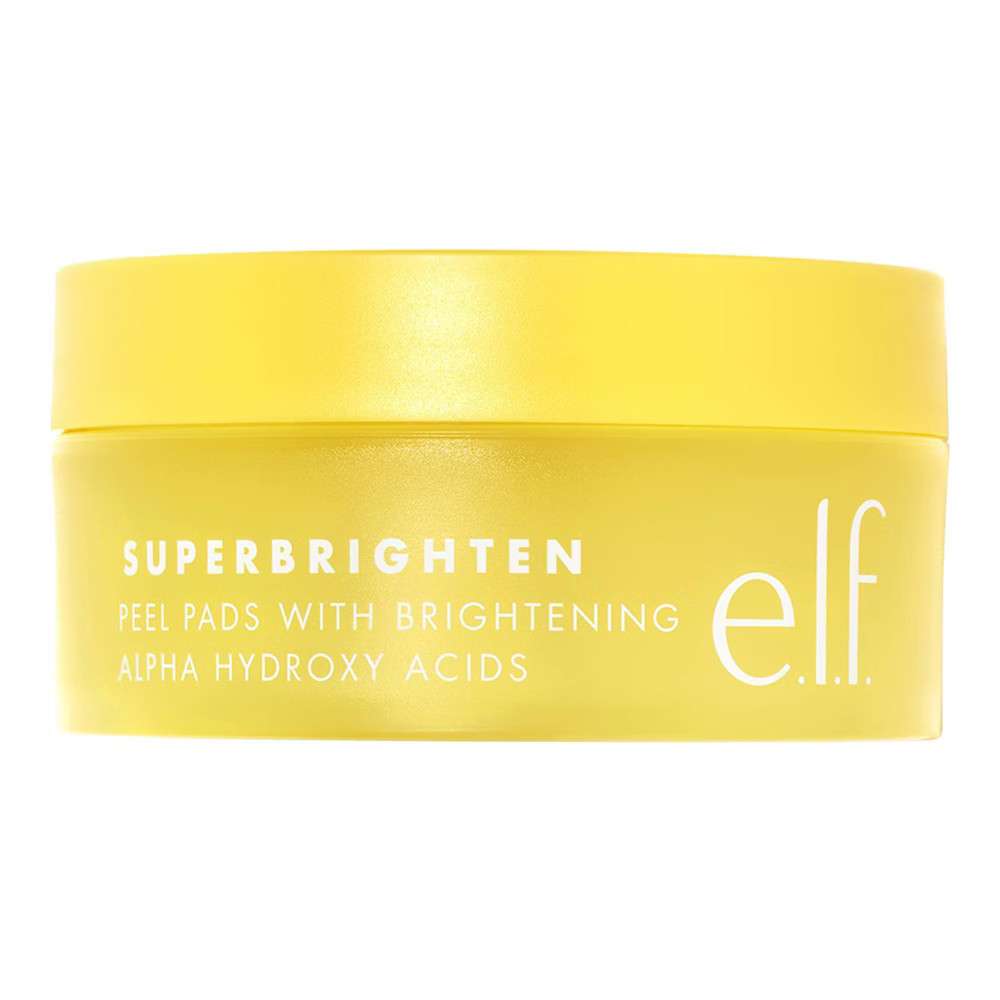 e.l.f. Skin SuperBrighten Peel Pads with Brightening Alpha Hydroxy Acids - 45ct | Target