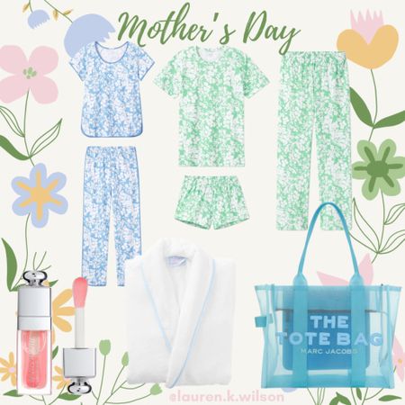 Mother’s Day gift guide. Top products for you, Mom, mother in law, grandmother. Mother’s Day gifting. Lake pajamas. Marc Jacobs teal pool tote bag. Weezie robe. Dior lipgloss. 

#LTKunder100 #LTKGiftGuide #LTKstyletip