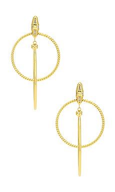 Jackie Mack Saturn Earrings in Gold from Revolve.com | Revolve Clothing (Global)