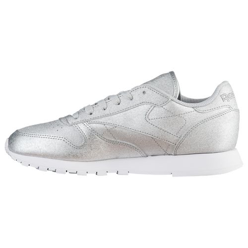 Reebok Classic Leather - Womens - Silver Metallic/Snow | Six:02