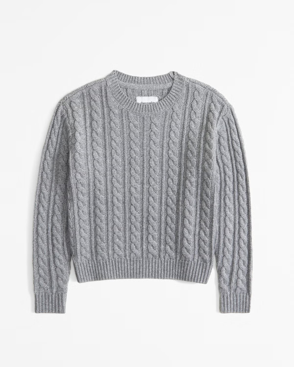 cable crew sweater | Abercrombie & Fitch (US)
