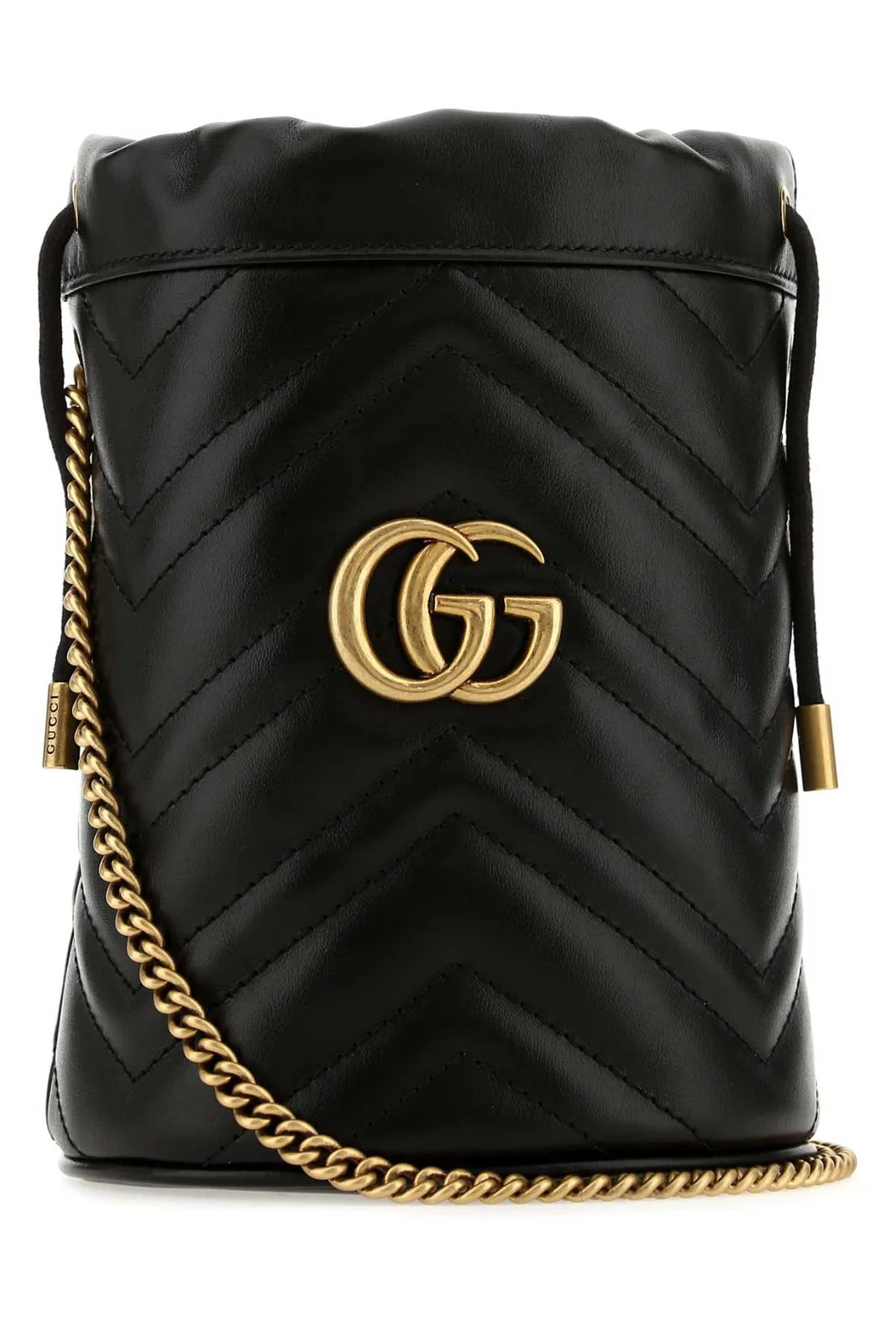 Gucci GG Marmont Mini Quilted Bucket Bag - Cettire | Cettire Global