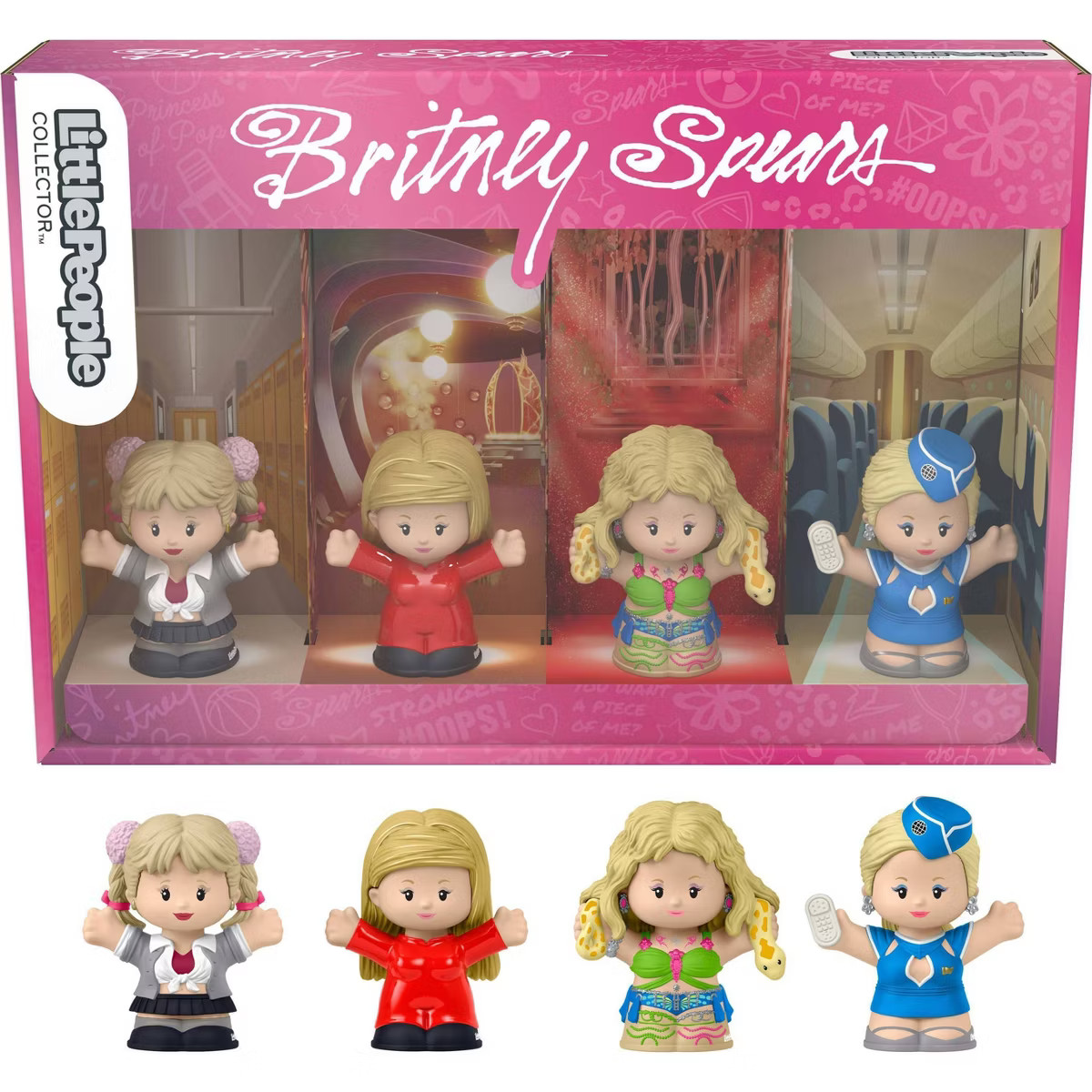 Fisher-Price Little People Collector Britney Spears Figures - 4pk | Target